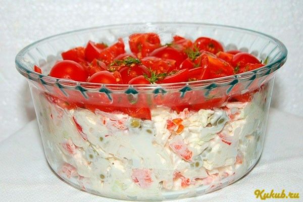 салат, красная