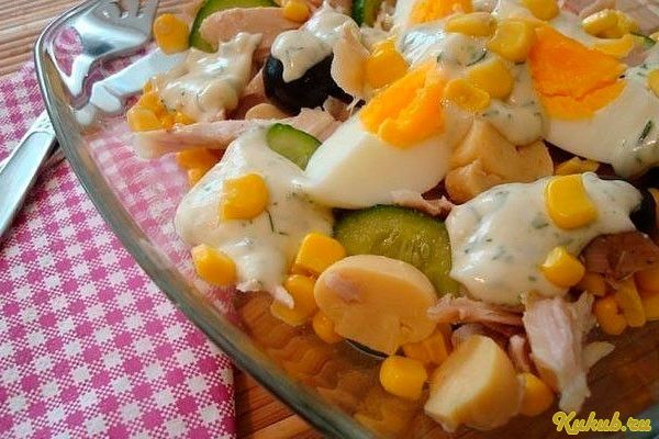 салат, курочка, ряба