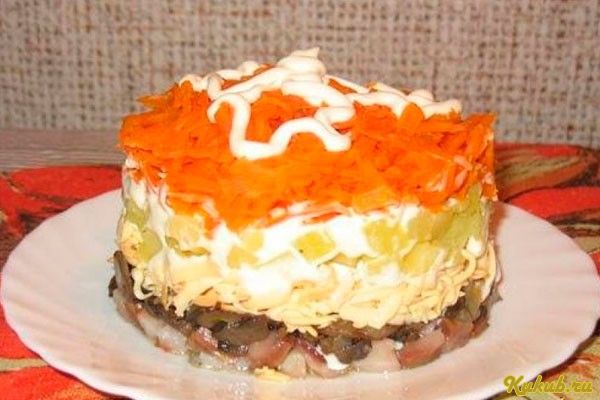 салат, лисья, шуба