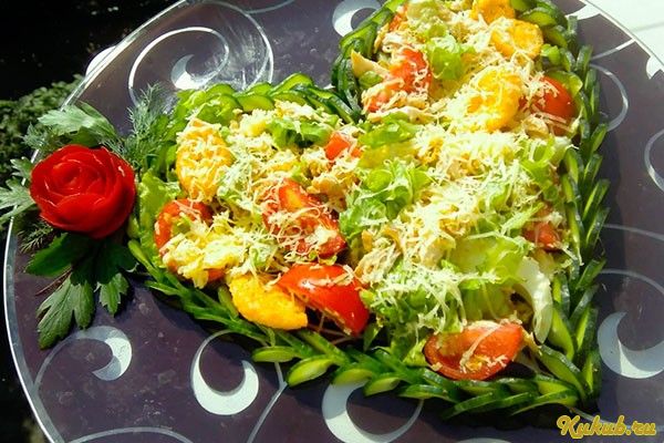 салат, любимая, дама