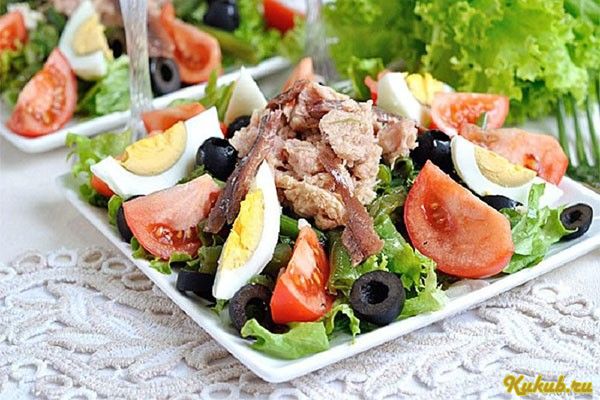 салат, нисуаз