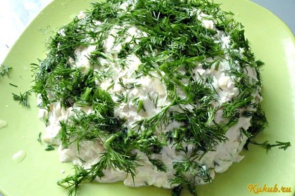 салат, облако