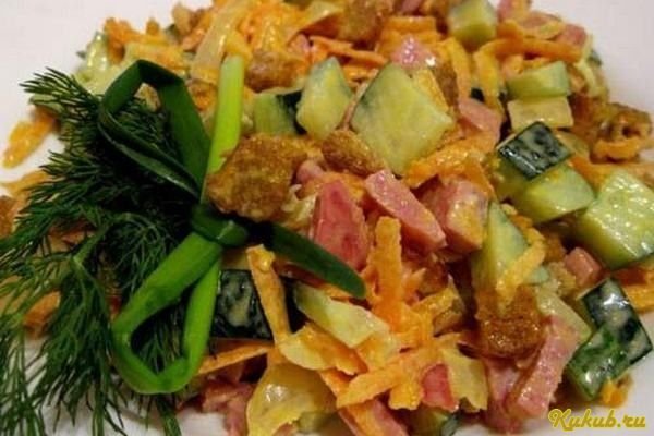 салат, обжорка, морковью