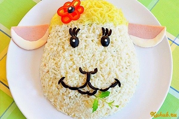 салат, овечка