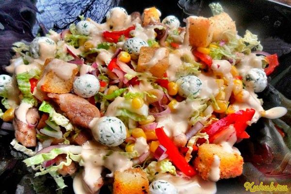 салат, ревнивец, курицей, капуста салат, ревнивец, курицей, капуста