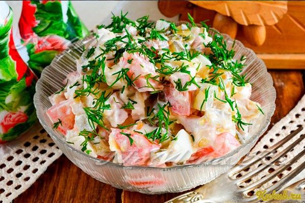 салат, русская, красивая