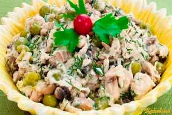 салат, грибами салат, грибами