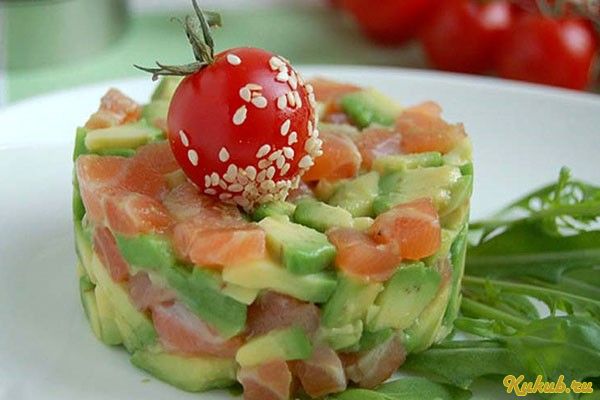 салат, яблоком