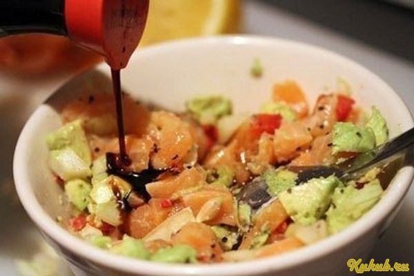 салат, лососем