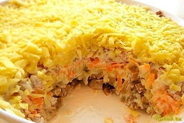 салат, мясом салат, мясом