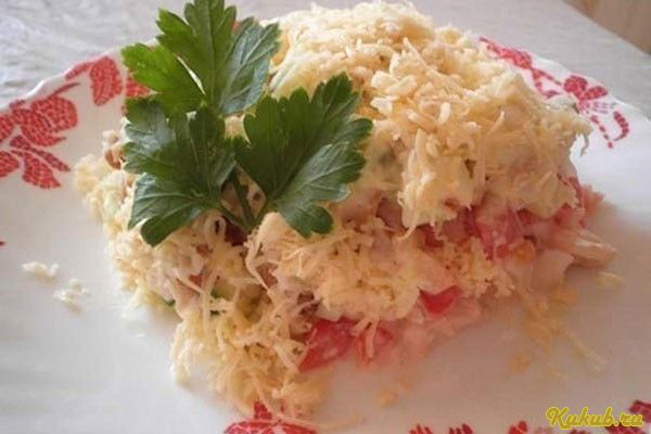 салат, овощами