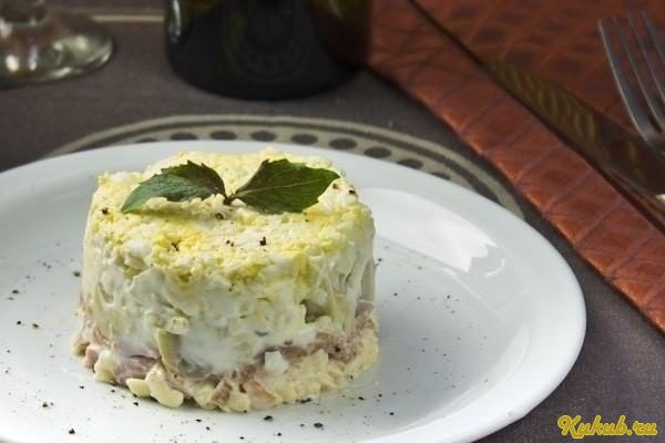 салат, ветчиной салат, ветчиной