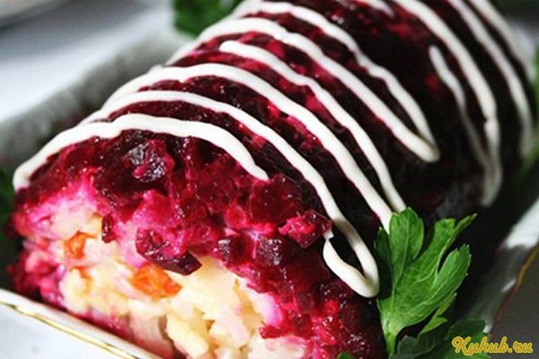 салат, сельдь, шубой