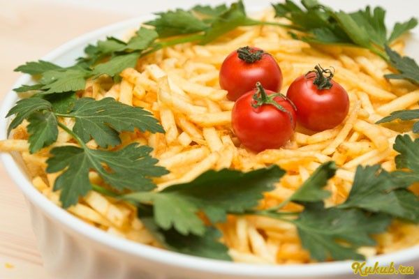 салат, слоеный, курицей