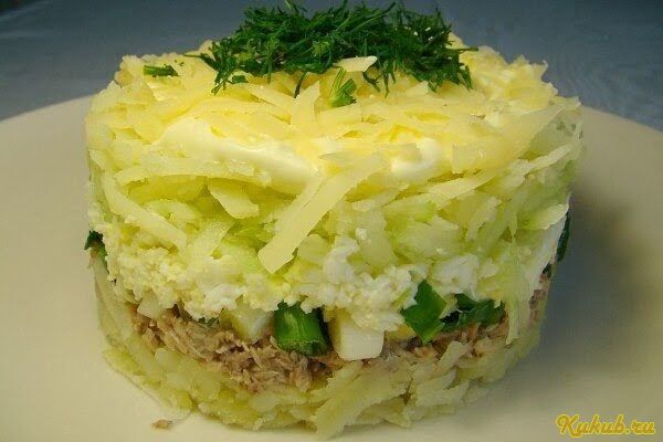 салат, слоеный, пищевой