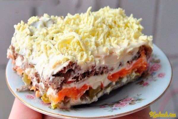 салат, слоёный