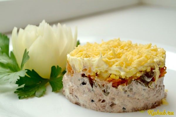 салат, соблазн, сыром