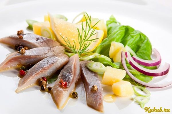 сельдь, овощами, узком, пищевой