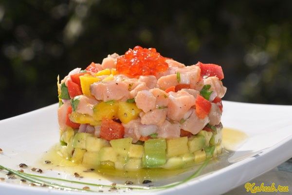 севиче, красной, рыбы, маринад