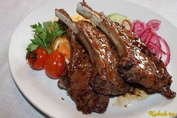 шашлык, ягненка, жир