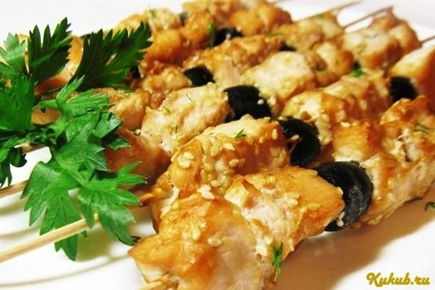 шашлык, курицы, маринад