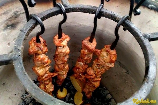 шашлык, свинины, тандыре, свинина, маринад