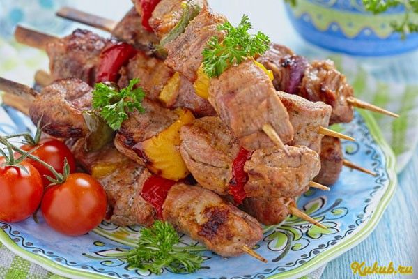 шашлык, свинины, уксусе, свинина