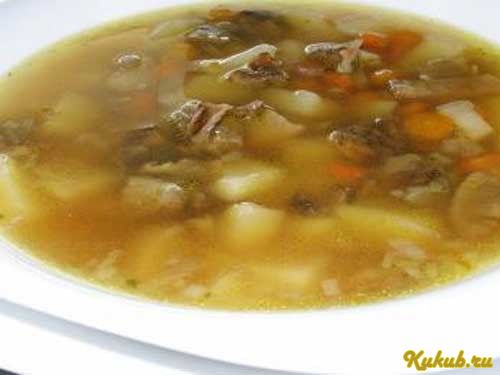 бараниной, шпиком, капуста