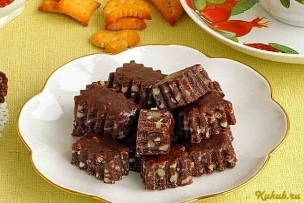шоколадно-ореховые, тянучки