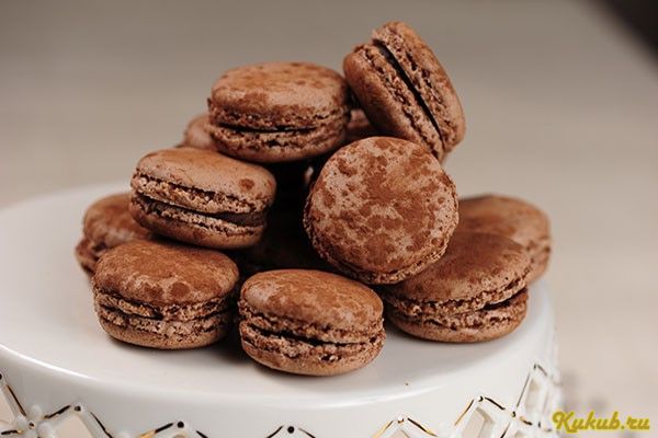 шоколадные, макаруны