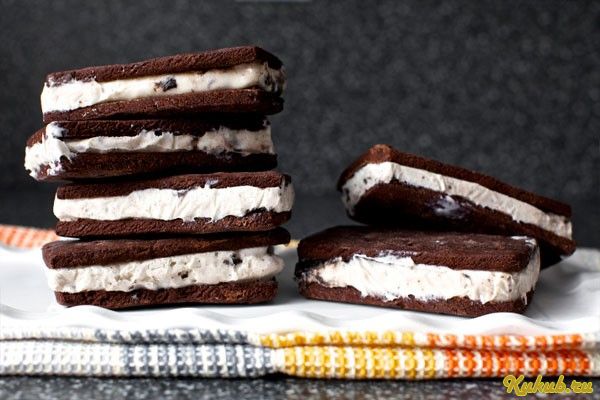 шоколадный, сэндвич шоколадный, сэндвич