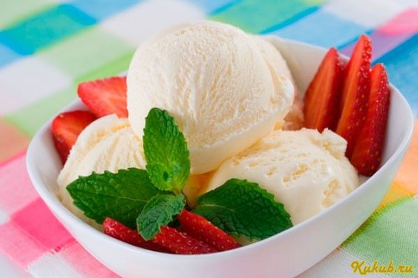 сливочное, мороженое, жир