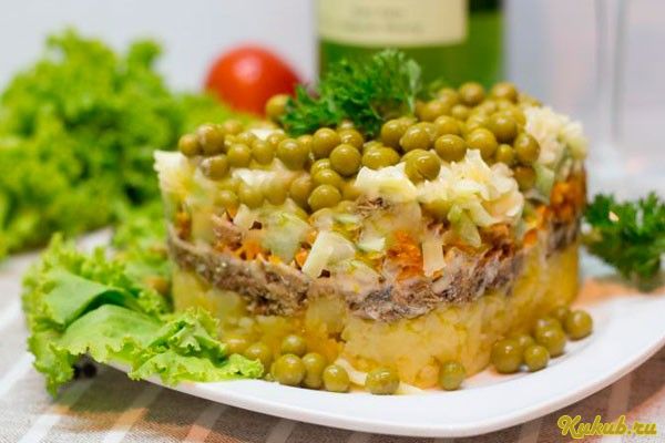 слоеный, картофельный слоеный, картофельный