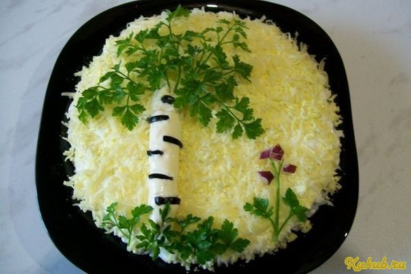 слоеный, салат