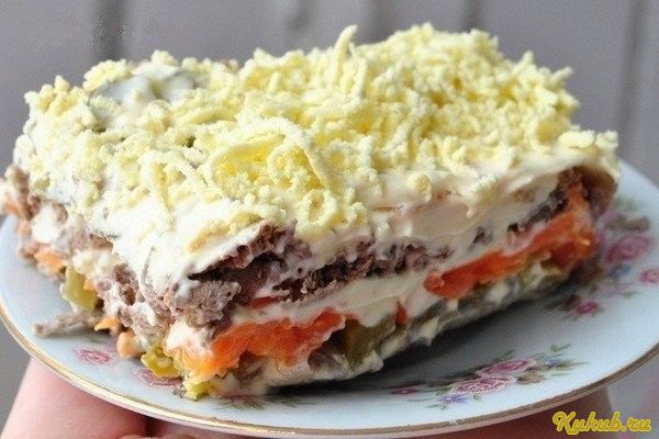 слоеный, салат