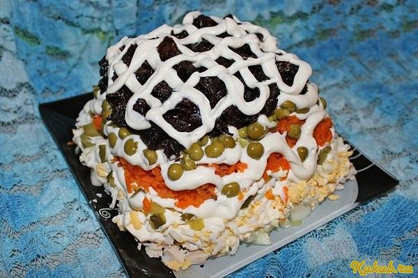 слоеный, салат