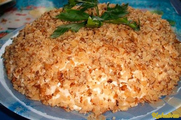 слоеный, салат