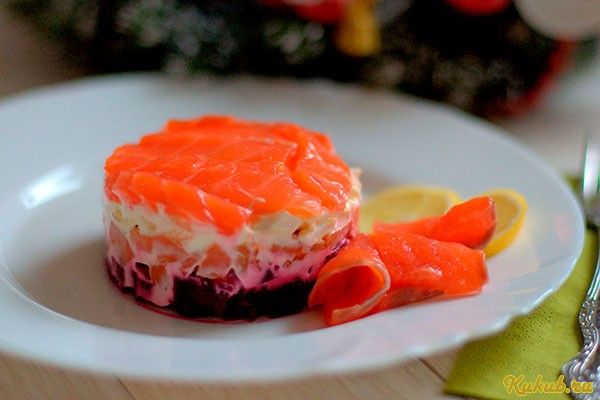 слоеный, салат