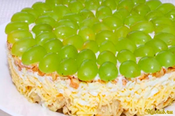 слоеный, салат, тиффани