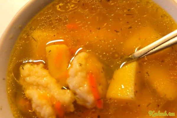 рисом, клецками, капуста