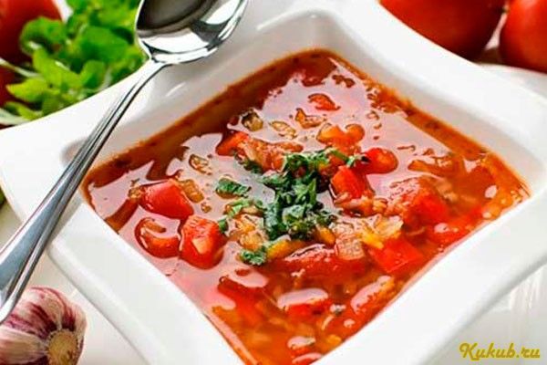 томатный, польский, рисом