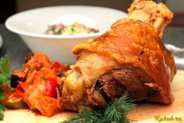 свиная, рулька, хаскл