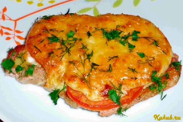 свинина, по-французски