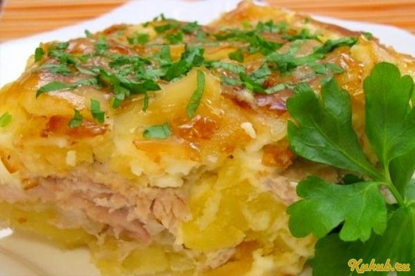 свинина, картофелем