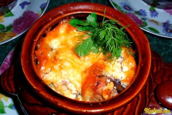 свинина, сыром свинина, сыром