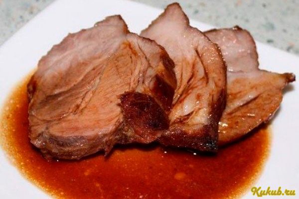 свинина, глазури, меда