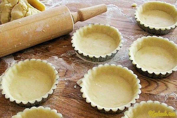 тесто, домашних, корзиночек