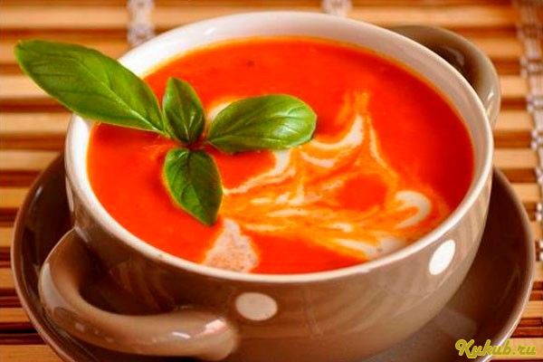 томатный, чесноком