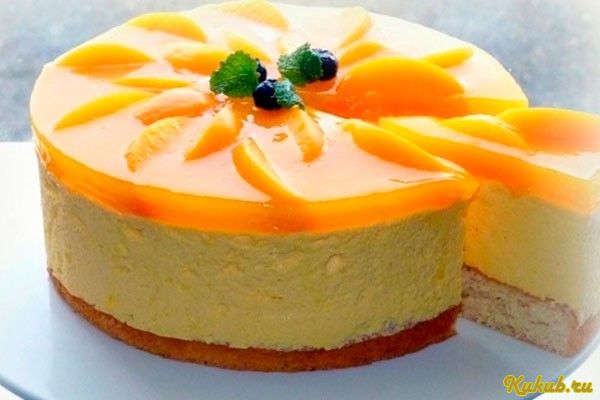 торт-суфле, творогом, фруктами, творог, жир