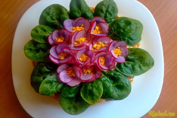 торжественный, салат, капуста